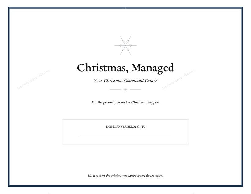 Christmas Managed sample page 2