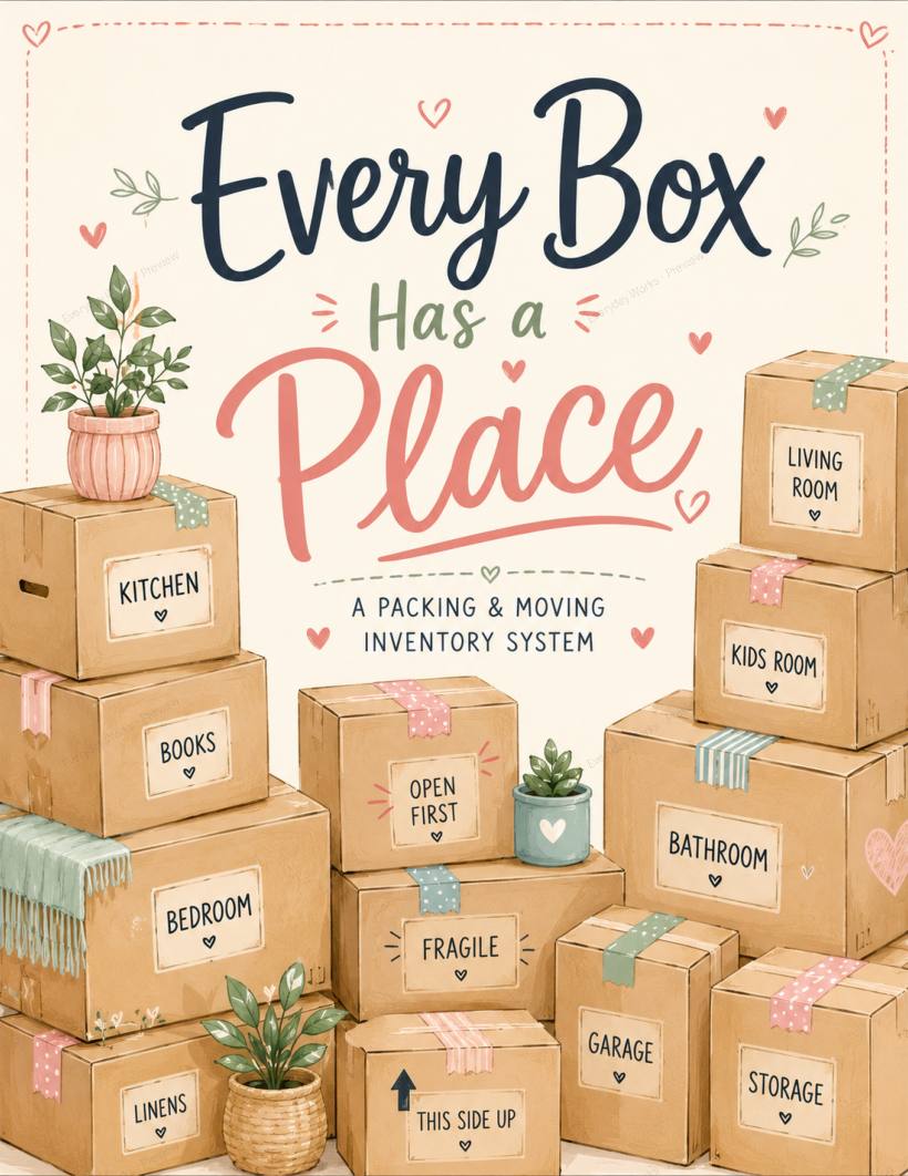 Every Box Has a Place printable cover