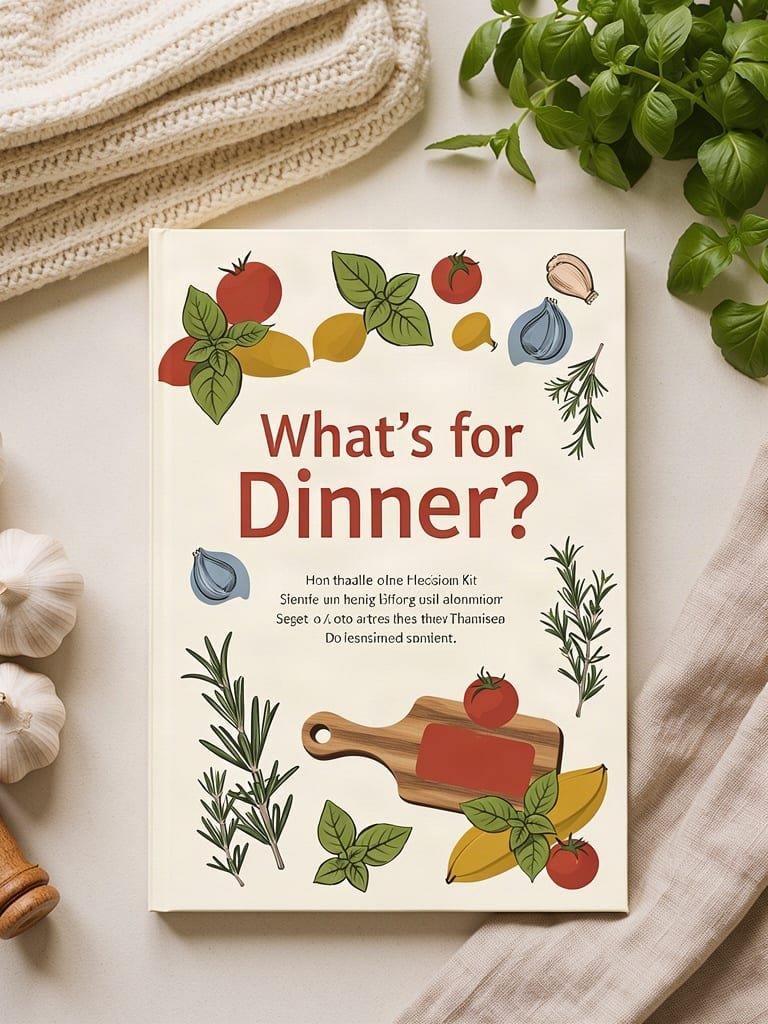 What's for Dinner? printable cover